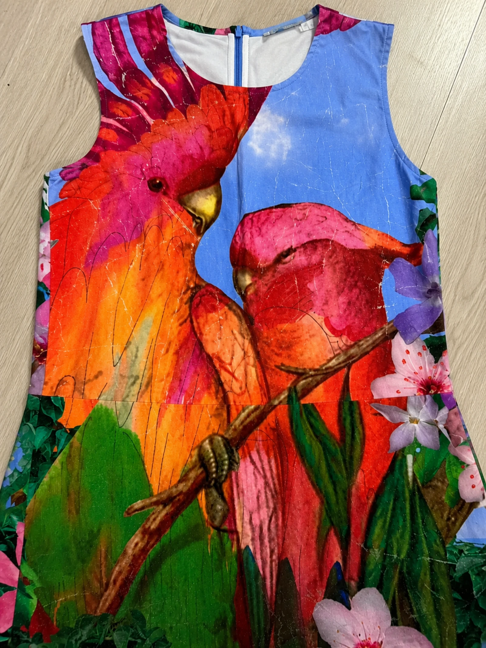 Desigual Pichi Tropical Loros Falda-Pantalão Tamanho G – photo 5